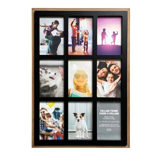 9 Opening Black Brown 4 X 6 Collage Frame By Studio D cor Michaels 9-opening-black-brown-4-x-6-collage-frame-by-studio-d-cor-michaels